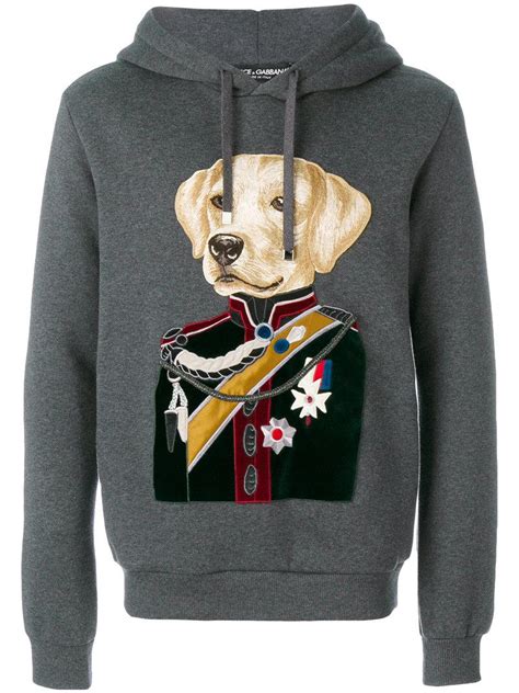 dolce gabbana dog sweatshirt|dolce gabbana sweatshirt sale.